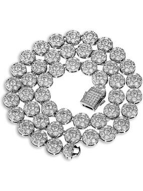 Stylish 10mm CZ Tennis Chain Necklace for Men | Bling Jewelry Accessory